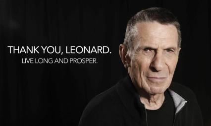Leonard Nimoy populary known in pop culture as Spock